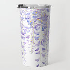 purple wisteria in bloom 2021 Travel Mug Gallery Image 3