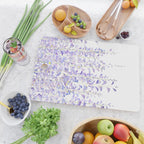 purple wisteria in bloom 2021 Cutting Board Gallery Image 2