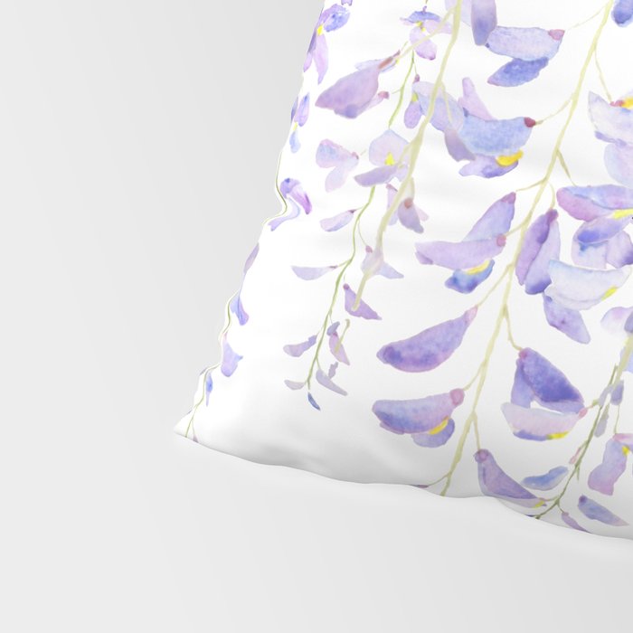 purple wisteria in bloom 2021 Pillow Sham Gallery Image 4