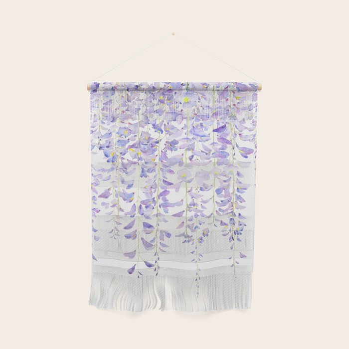 purple wisteria in bloom 2021 Wall Hanging Gallery Image 1