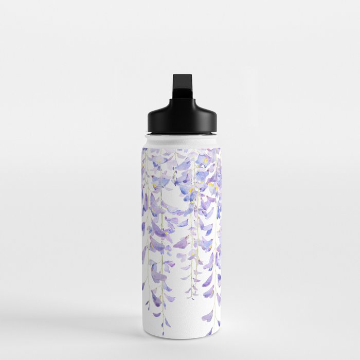 purple wisteria in bloom 2021 Water Bottle Gallery Image 3