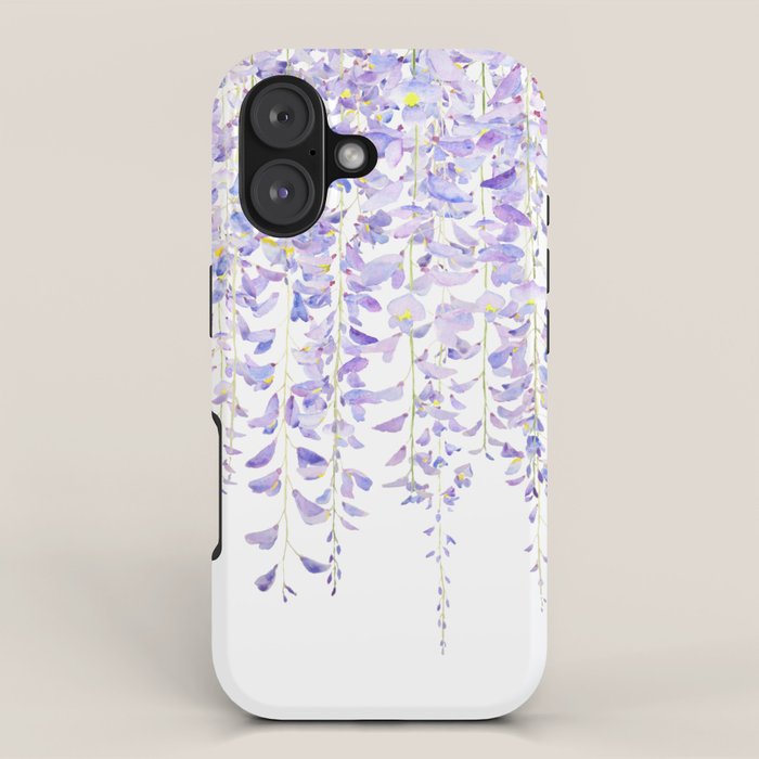 purple wisteria in bloom 2021 iPhone Case Gallery Image 1