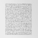 Literary Giants Pattern II Throw Blanket Gallery Image 2
