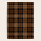 Black Brown Tartan Plaid Scottish Pattern Poster Gallery Image 4