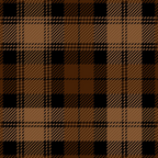 Black Brown Tartan Plaid Scottish Pattern Coffee Mug Gallery Image 2