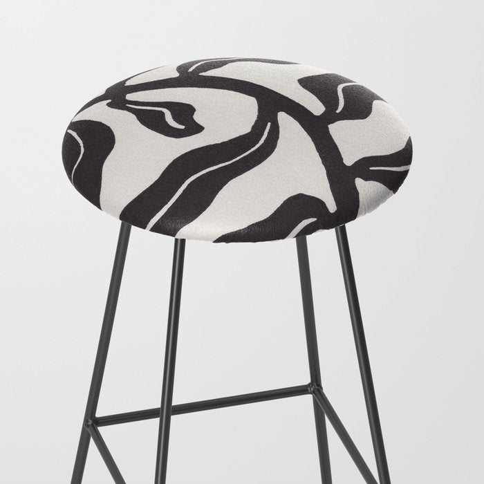 Wind-kissed Plant / Chalkboard Black Stool Gallery Image 2