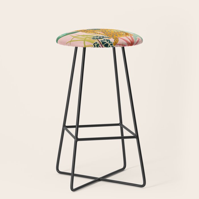 Cheetah Crush Stool Gallery Image 1