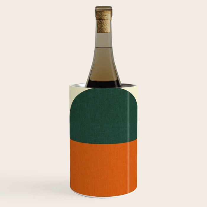 Geometric Abstract Mid Century Modern 4 Wine Chiller Gallery Image 3