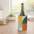 Geometric Abstract Mid Century Modern 4 Wine Chiller Gallery Image 4
