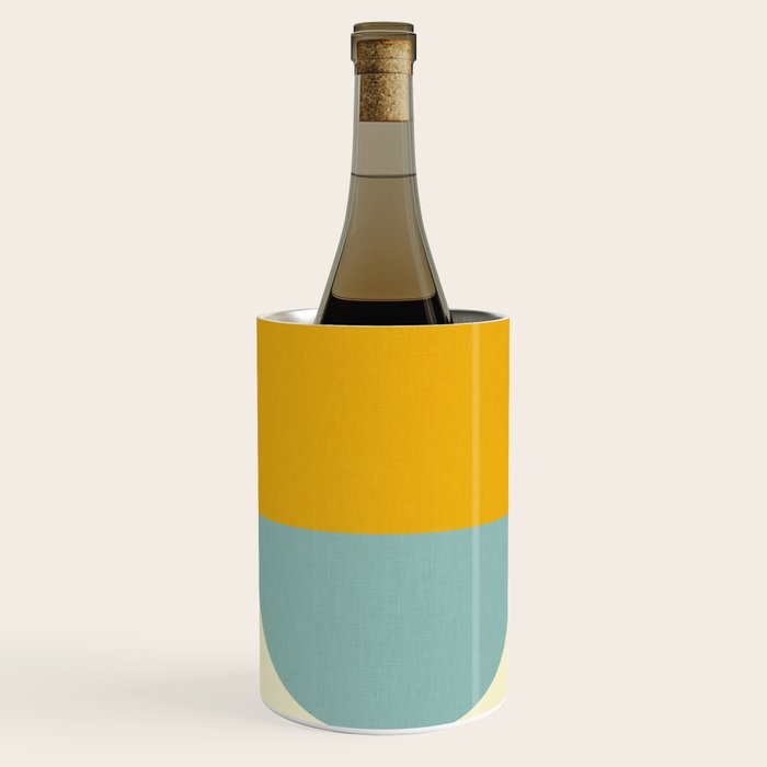Geometric Abstract Mid Century Modern 4 Wine Chiller Gallery Image 2
