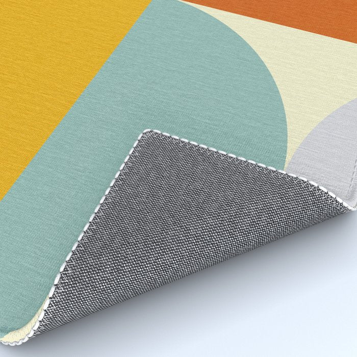 Geometric Abstract Mid Century Modern 4 Rug Gallery Image 4