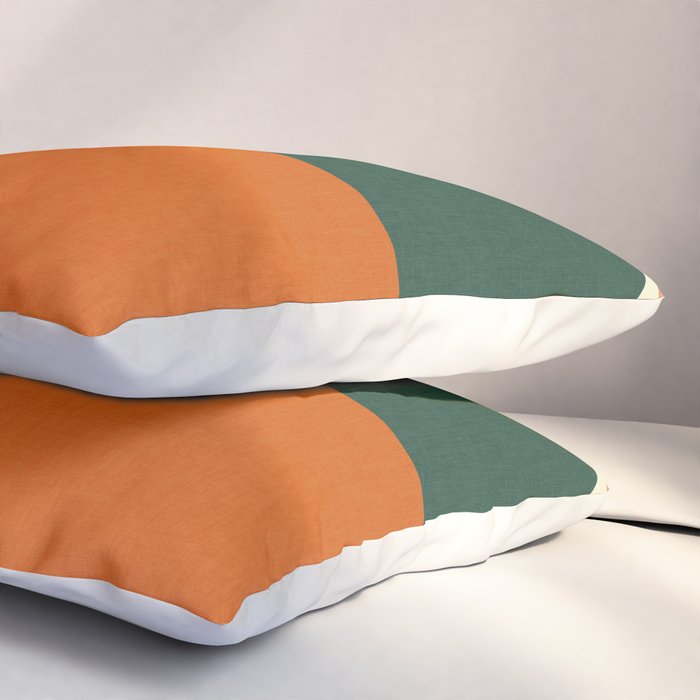 Geometric Abstract Mid Century Modern 4 Pillow Sham Gallery Image 3