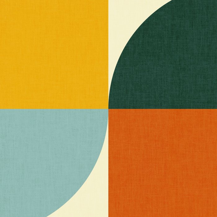 Geometric Abstract Mid Century Modern 4 Coffee Mug Gallery Image 2