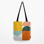 Geometric Abstract Mid Century Modern 4 Tote Bag Gallery Image 2