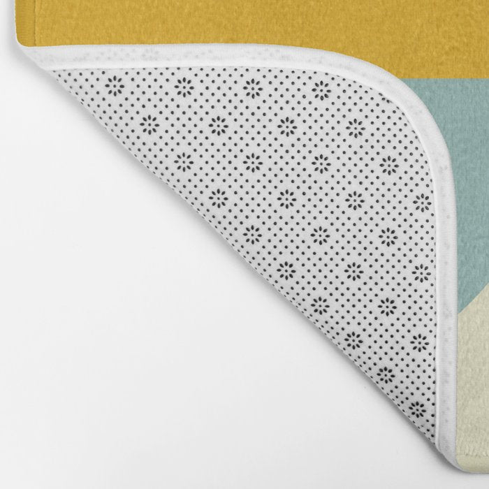 Geometric Abstract Mid Century Modern 4 Bath Mat Gallery Image 2