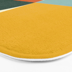 Geometric Abstract Mid Century Modern 4 Bath Mat Gallery Image 3