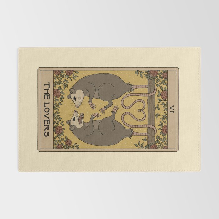 The Lovers - Possum Tarot Rug Gallery Image 2