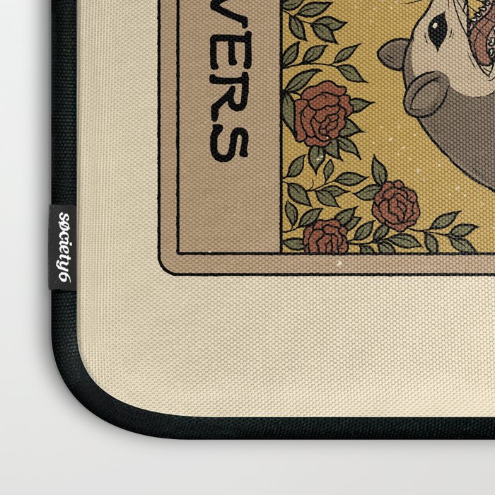 The Lovers - Possum Tarot Laptop Sleeve Gallery Image 3