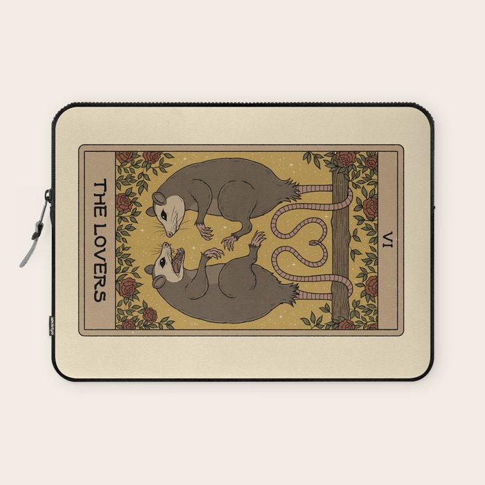 The Lovers - Possum Tarot Laptop Sleeve Gallery Image 1