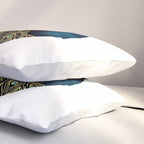 Golden Peacock Pillow Sham Gallery Image 3