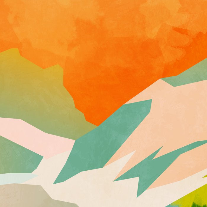mountains landscape abstract Coffee Mug Gallery Image 2