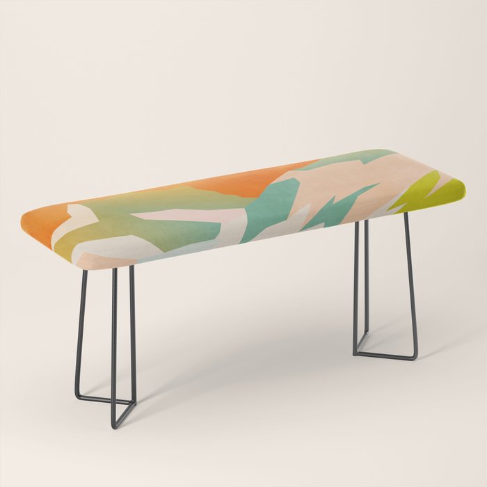 mountains landscape abstract Bench Gallery Image 1