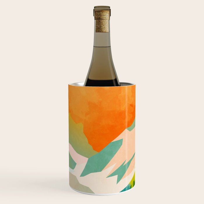 mountains landscape abstract Wine Chiller Gallery Image 1