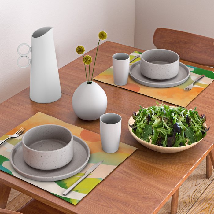 mountains landscape abstract Placemat Gallery Image 2