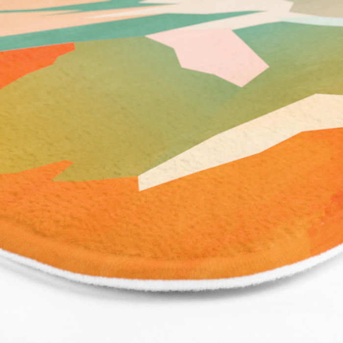 mountains landscape abstract Bath Mat Gallery Image 3