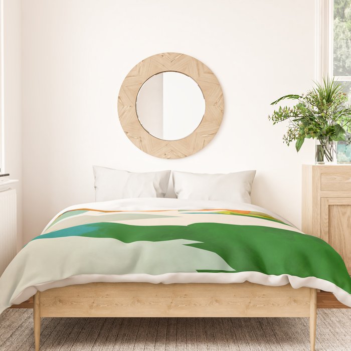 mountains landscape abstract Duvet Cover Gallery Image 3