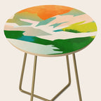 mountains landscape abstract Side Table Gallery Image 2