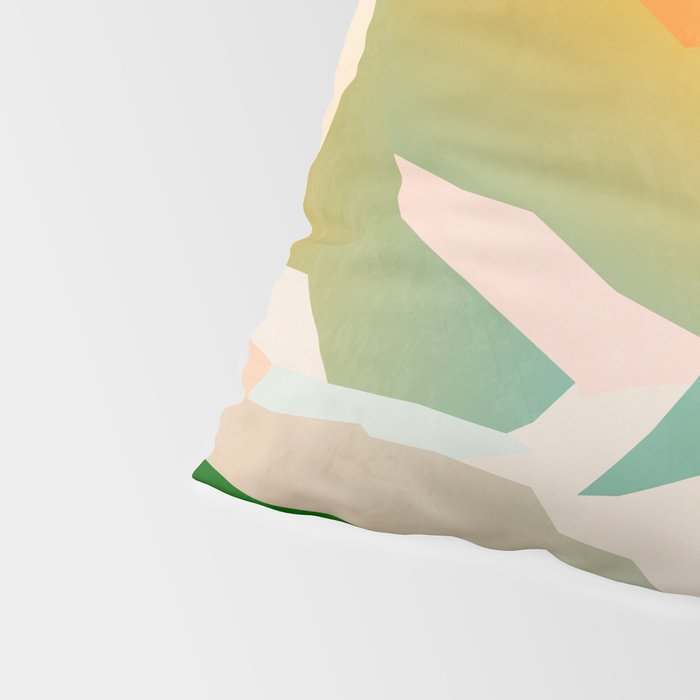 mountains landscape abstract Pillow Sham Gallery Image 4
