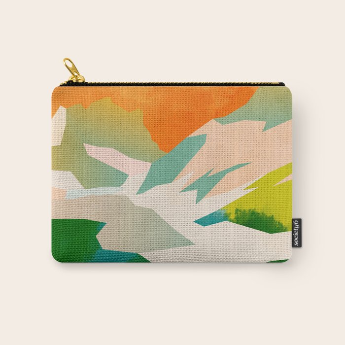 mountains landscape abstract Carry All Pouch Gallery Image 1