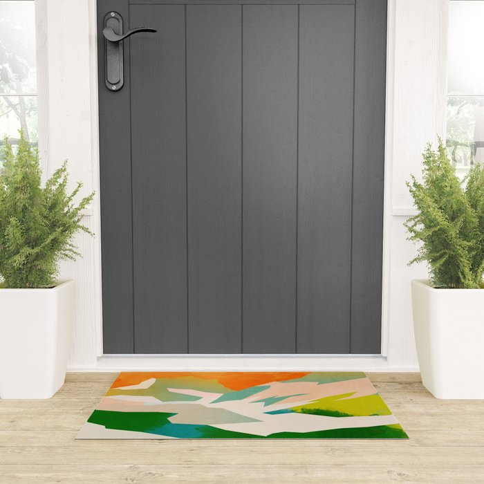 mountains landscape abstract Welcome Mat Gallery Image 3