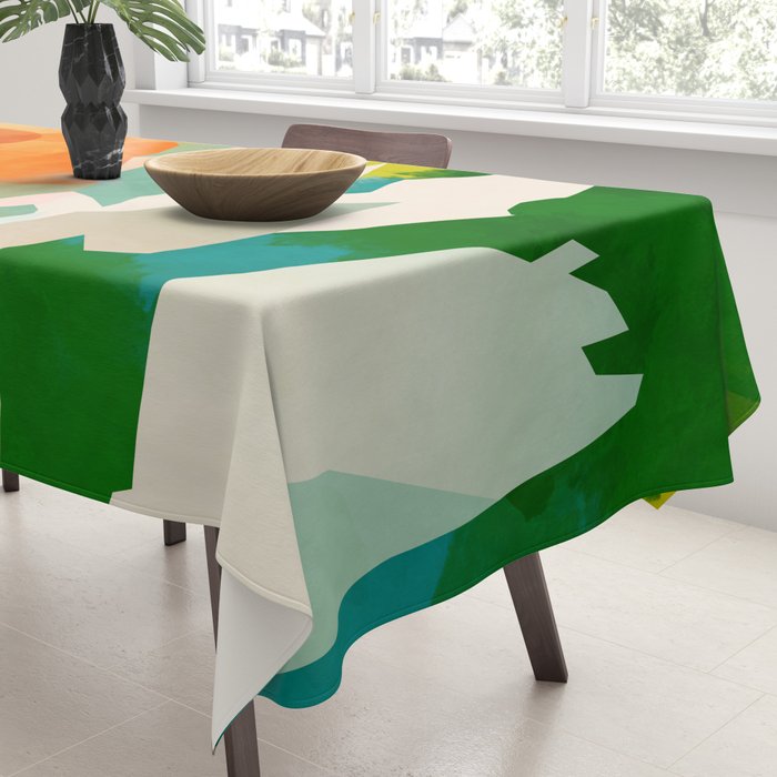 mountains landscape abstract Tablecloth Gallery Image 3