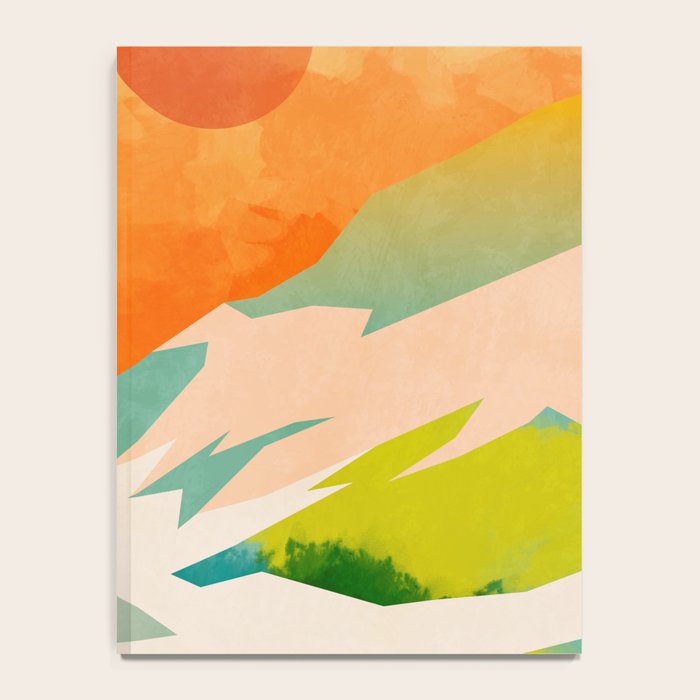 mountains landscape abstract Notebook Gallery Image 4