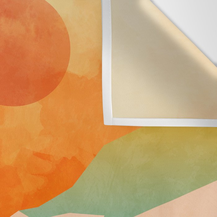 mountains landscape abstract Wall Tapestry Gallery Image 3