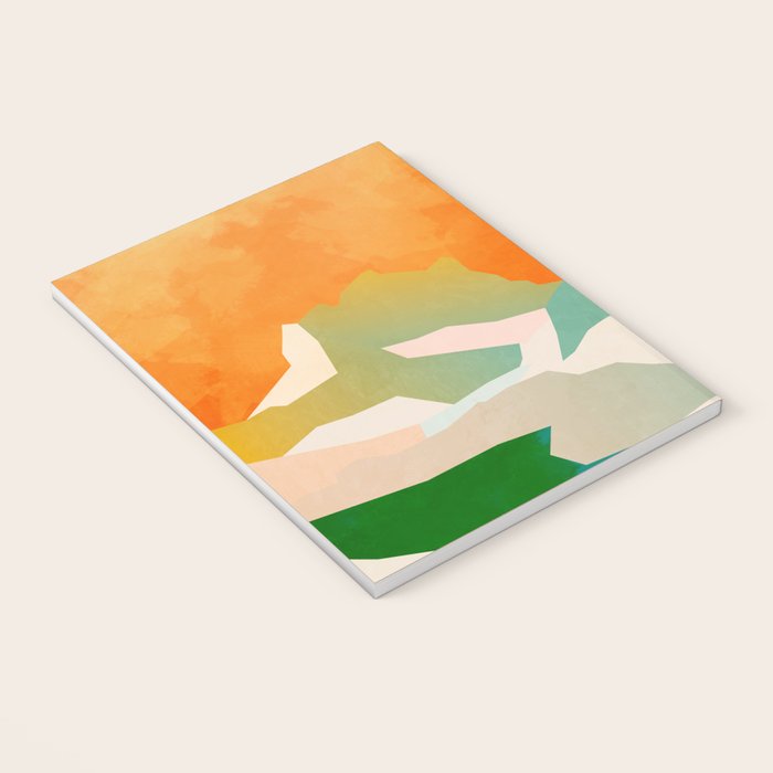 mountains landscape abstract Notebook Gallery Image 3