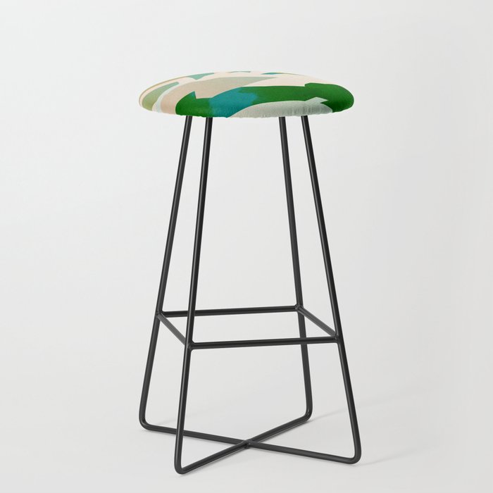 mountains landscape abstract Stool Gallery Image 1