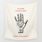 Future Starts Now Wall Tapestry Gallery Image 4