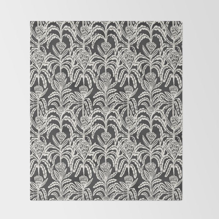 MAISEY NEUTRAL DARK Throw Blanket Gallery Image 2