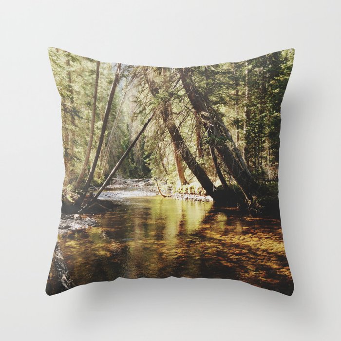 East Inlet Creek Throw Pillow Gallery Image 1