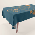 Lotus pool geometry Tablecloth Gallery Image 1