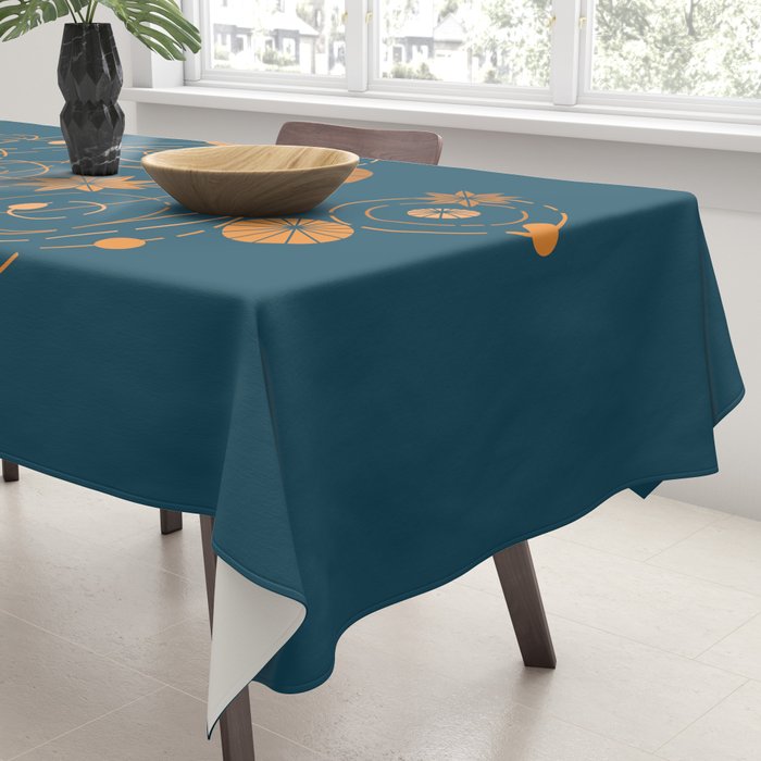 Lotus pool geometry Tablecloth Gallery Image 3