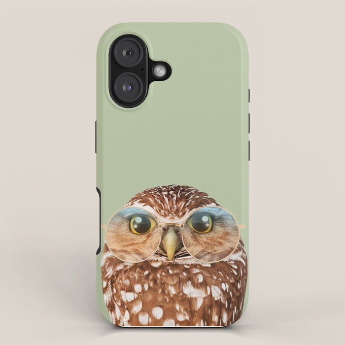 OWL WITH GLASSES iPhone Case Gallery Image 1