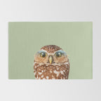 OWL WITH GLASSES Rug Gallery Image 2