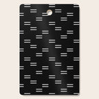 double dash on black Cutting Board Gallery Image 1