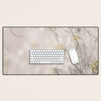 Invocation - double exposure nature botanical photograph Desk Mat Gallery Image 1