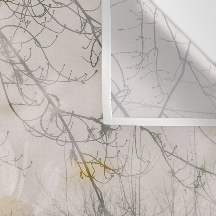 Invocation - double exposure nature botanical photograph Wall Tapestry Gallery Image 3