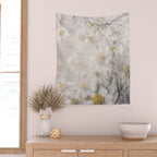 Invocation - double exposure nature botanical photograph Wall Tapestry Gallery Image 2